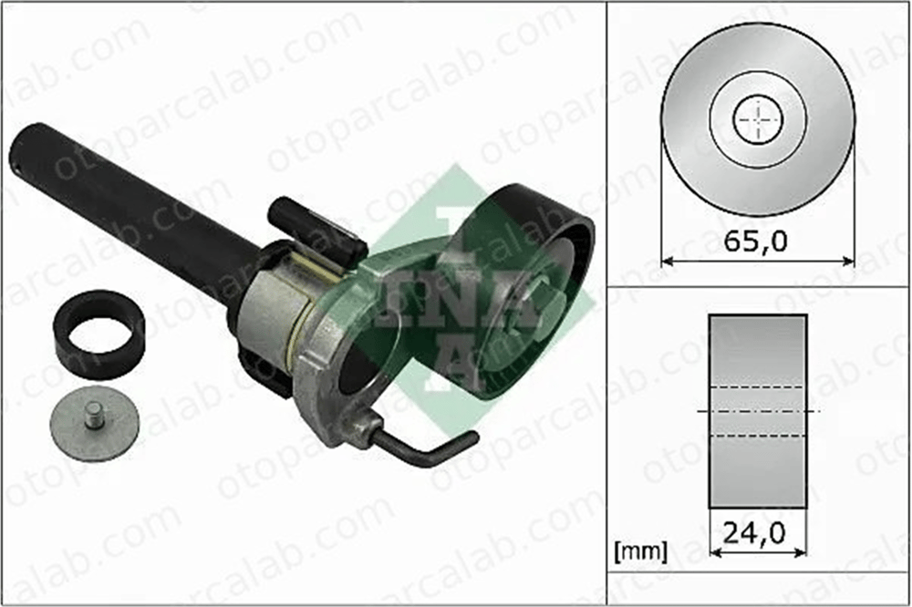 INA 534 0422 10 Vantilatör Kayış Gergi Rulmanı AUDI TT TT Roadster 6J903133A 06J903133A