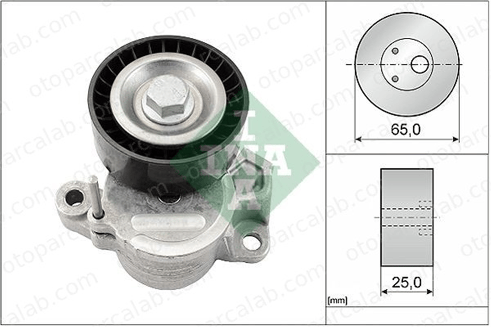 INA 534 0625 10 Vantilatör Kayış Gergi Rulmanı SEAT IBIZA IV IBIZA IV SC 4B903315 04B903315