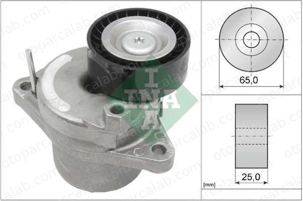 INA 534 0658 10 Vantilatör Kayış Gergi Rulmanı OPEL VIVARO C Panelvan/Van PEUGEOT EXPERT Panelvan/Van 1687878180 1611426480