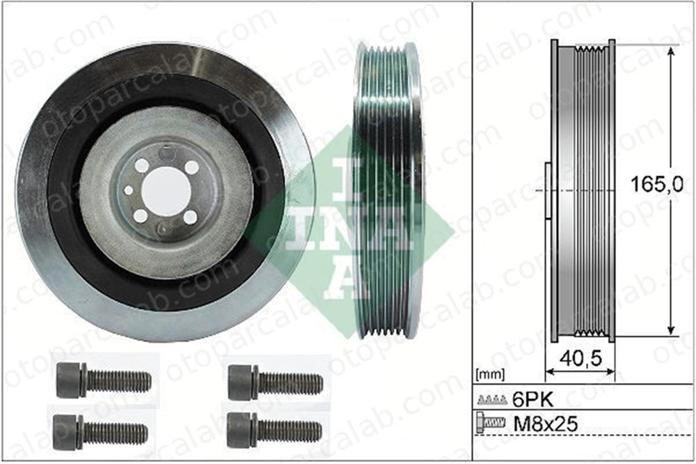 INA 544 0080 20 Krank Kasnak FIAT BRAVO II ALFA ROMEO 156 Sportwagon 55208280 46447843