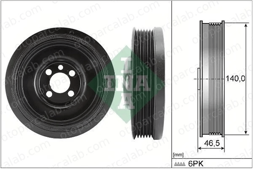 INA 544 0138 10 Krank Kasnak AUDI A4 B8 A4 B8 Avant 38105243M 38105243L