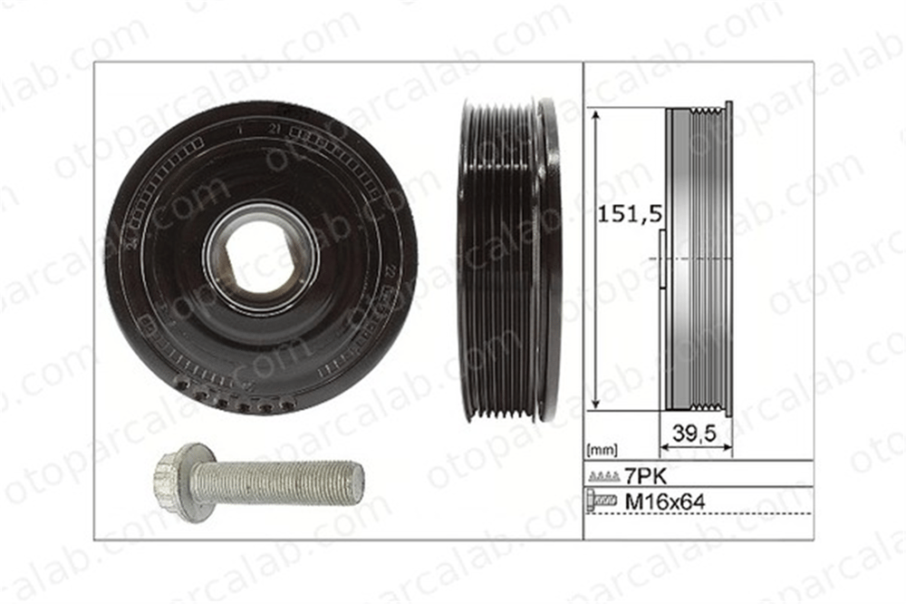 INA 544 0177 20 Krank Kasnak RENAULT TRAFIC III Minibüs/Otobüs NISSAN X-TRAIL III 123032762R 123032762R8200