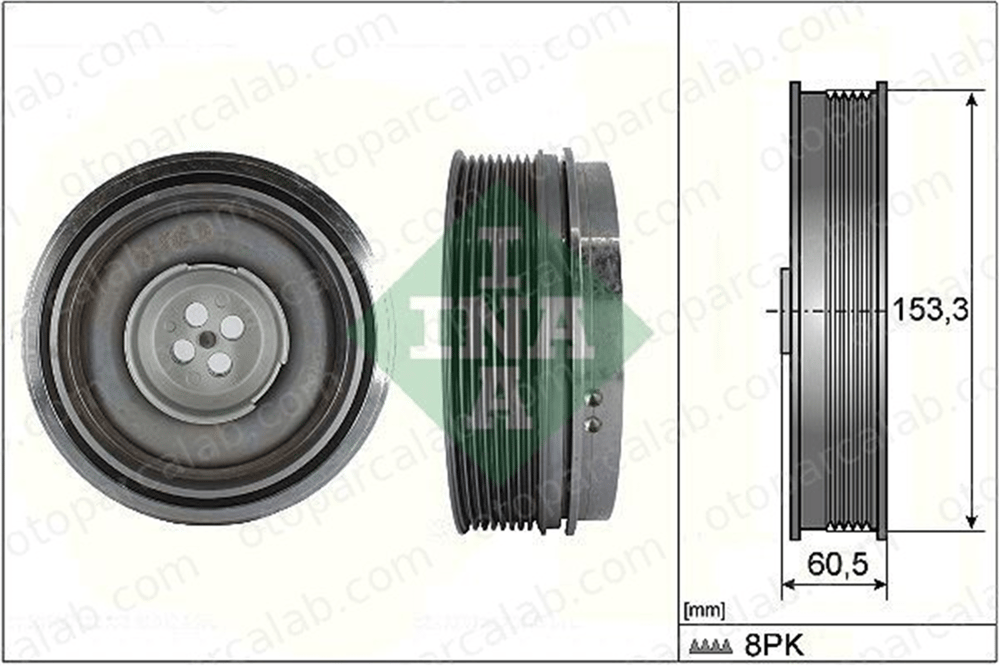 INA 544 0505 10 Krank Kasnak BMW 2 Active Tourer X1 11238624802 8624802
