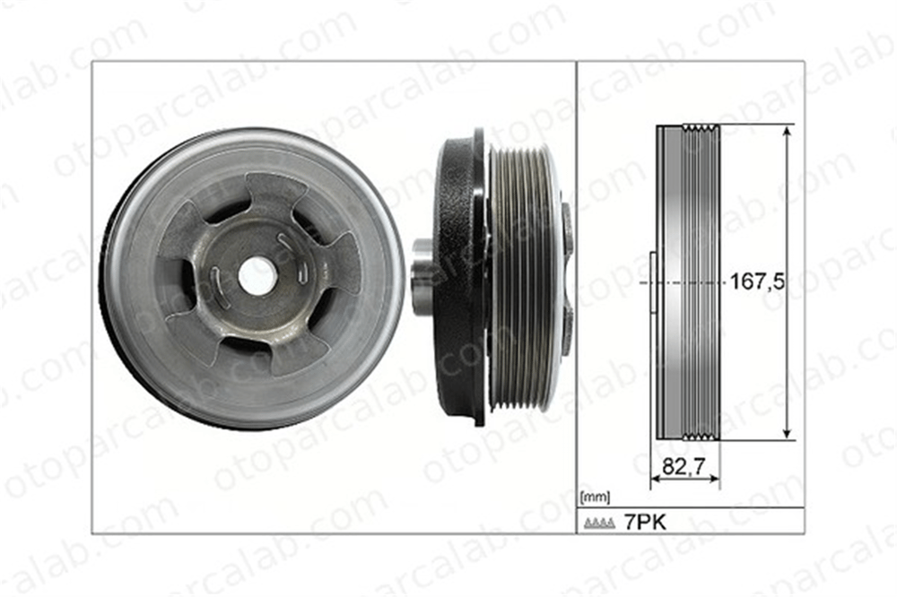 INA 544 0601 10 Krank Kasnak MERCEDES-BENZ E-SERISI T-Model E-SERISI A6420302403 6420301303