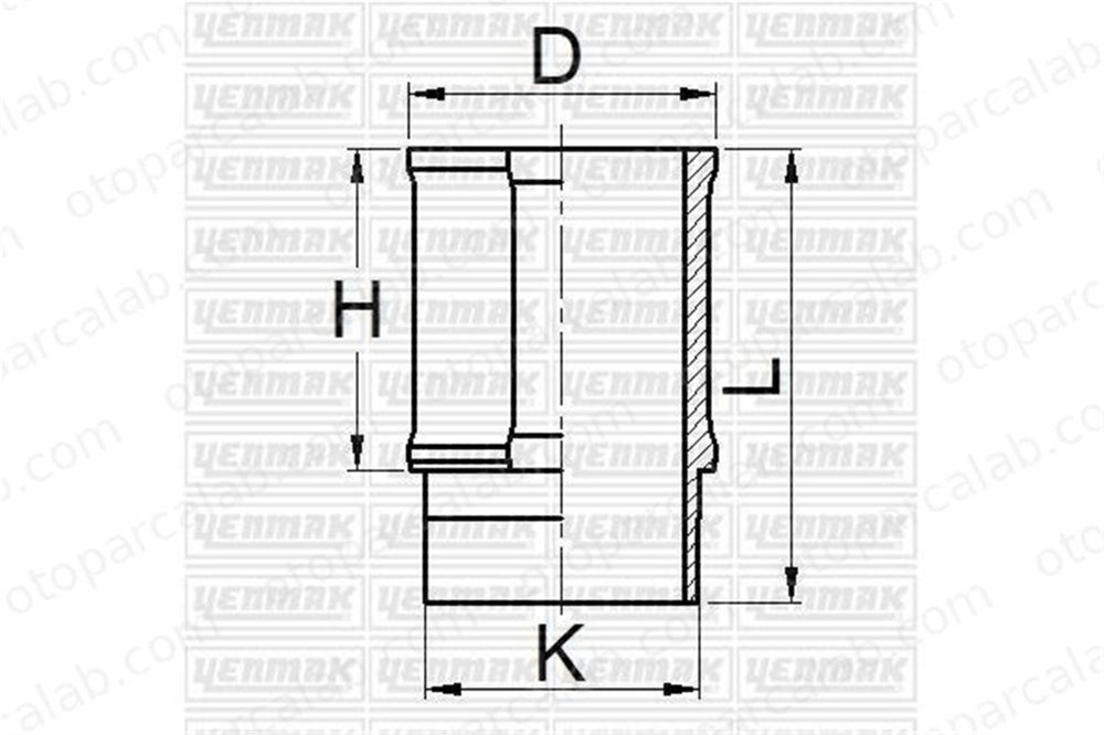 ISS 46308200G Gömlek (76.00MM-STD) RENAULT SUPER 5 VOLVO 340-360 1463082000 5486003