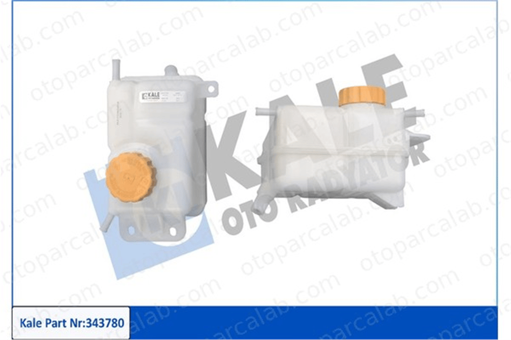 KALE 343780 Radyatör Yedek Su Deposu CHEVROLET AVEO / KALOS Hatchback DAEWOO KALOS 96817343 96536545