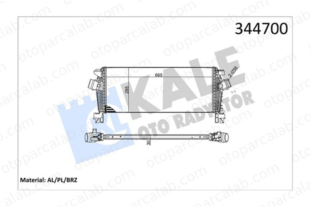 KALE 344700 Turbo Radyatörü OPEL ASTRA J Sports Tourer ASTRA J 1302148 13311080