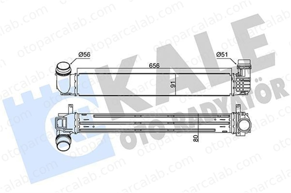 KALE 345110 Turbo Radyatörü RENAULT MEGANE III Coupe MEGANE III Grandtour 144960006R 144961285R