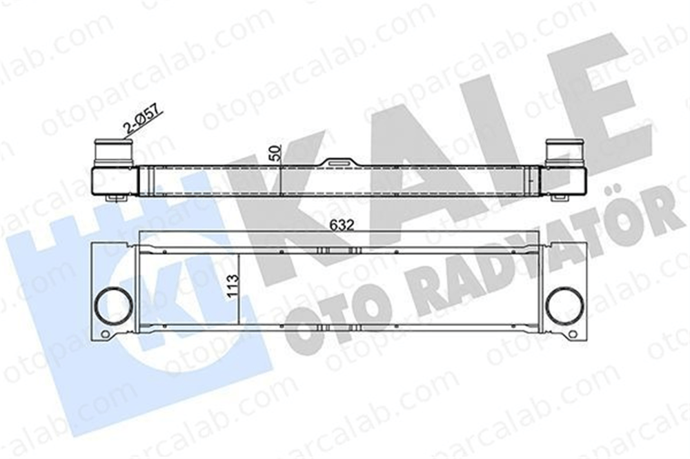 KALE 348000 Turbo Radyatörü MERCEDES-BENZ VIANO VITO / MIXTO Panelvan/Van A6395010201 6395010201