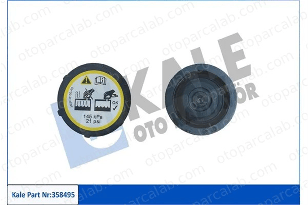KALE 358495 Radyatör Yedek Su Depo Kapağı VOLVO V60 I S60 II 3M5H8100AD 1224233