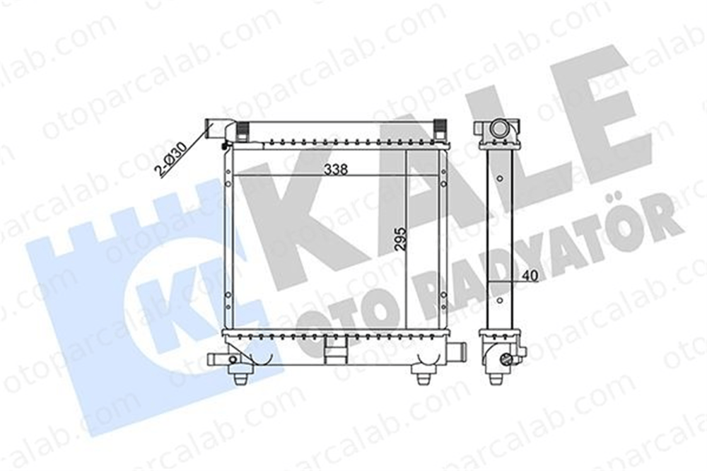KALE 361300 Su Radyatörü MERCEDES-BENZ 190 124 Sedan 361300 2015000503