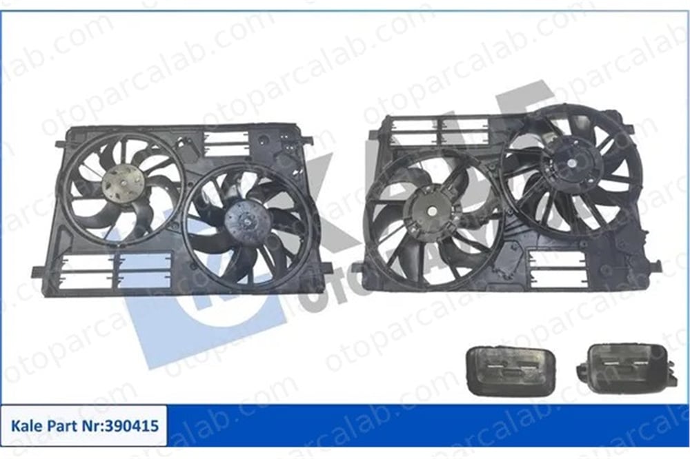 KALE 390415 Radyatör Fan ve Motoru FORD KUGA II FOCUS III EJ738C607EA 1842148