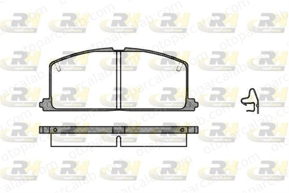 KALE BALATA 20870 150 04 Fren Disk Balata Ön TOYOTA COROLLA COROLLA Liftback 446510040 0446510040