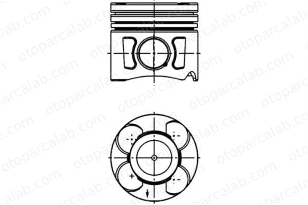 KING PISTON 18-2092327-20 Piston (69.60MM-0.80) (0.20MM KISA) OPEL COMBO Kasa/büyük limuzin FIAT PANDA 55229809 8743570010