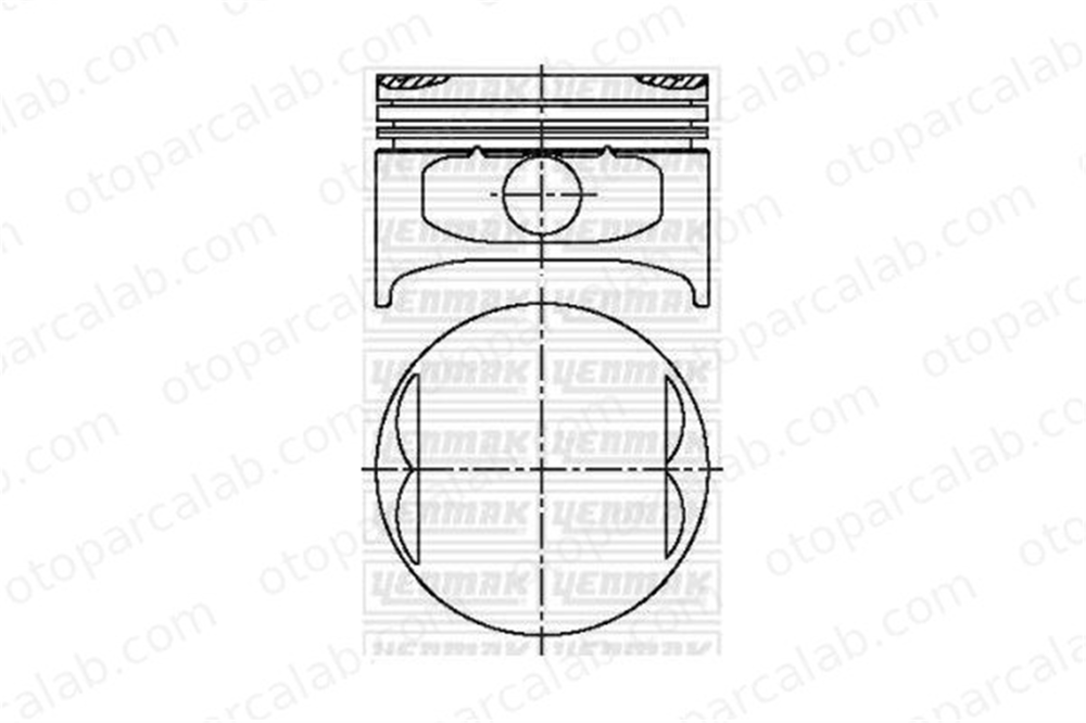 KING PISTON 18-2510410 Piston (86.00MM-STD) FORD SIERRA II SIERRA II Turnier 88WM6102AA 6154082