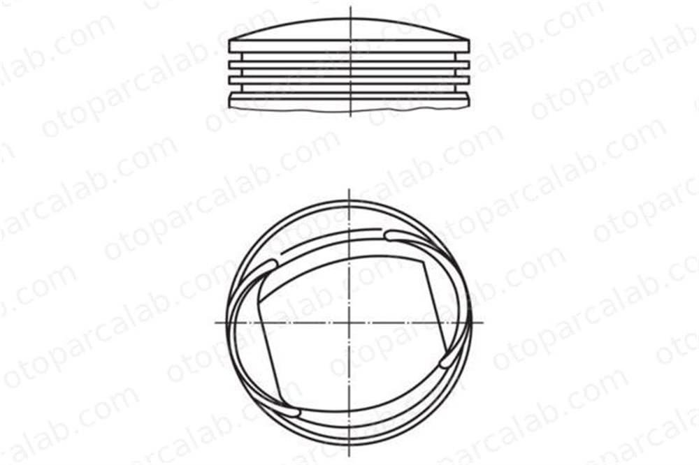KING PISTON 18-2510713 Piston (79.97MM-0.50) FORD ESCORT IV ESCORT IV Cabrio 8770818050 6166688