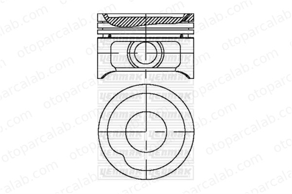 KING PISTON 18-3010650 Piston (77.60MM-STD) OPEL ASTRA F ASTRA F Station wagon 623213 623209E