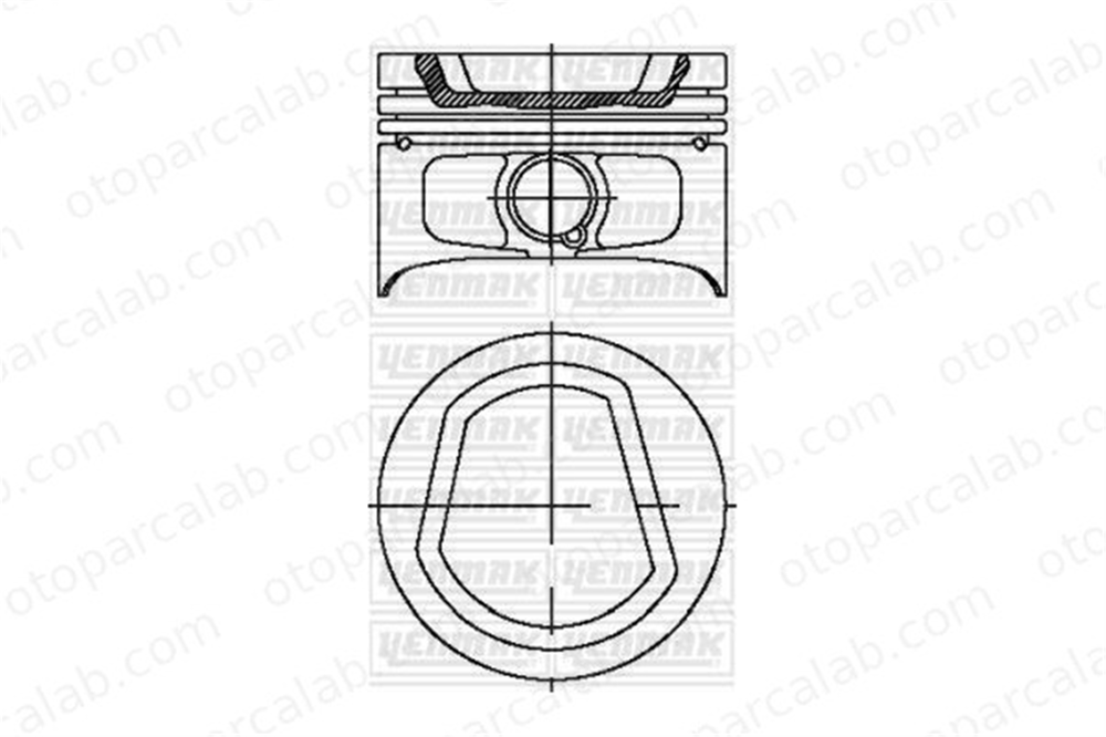 KING PISTON 18-7010543 Piston (76.51MM-0.50) VW POLO III SEAT CORDOBA 32107065N 032107065N