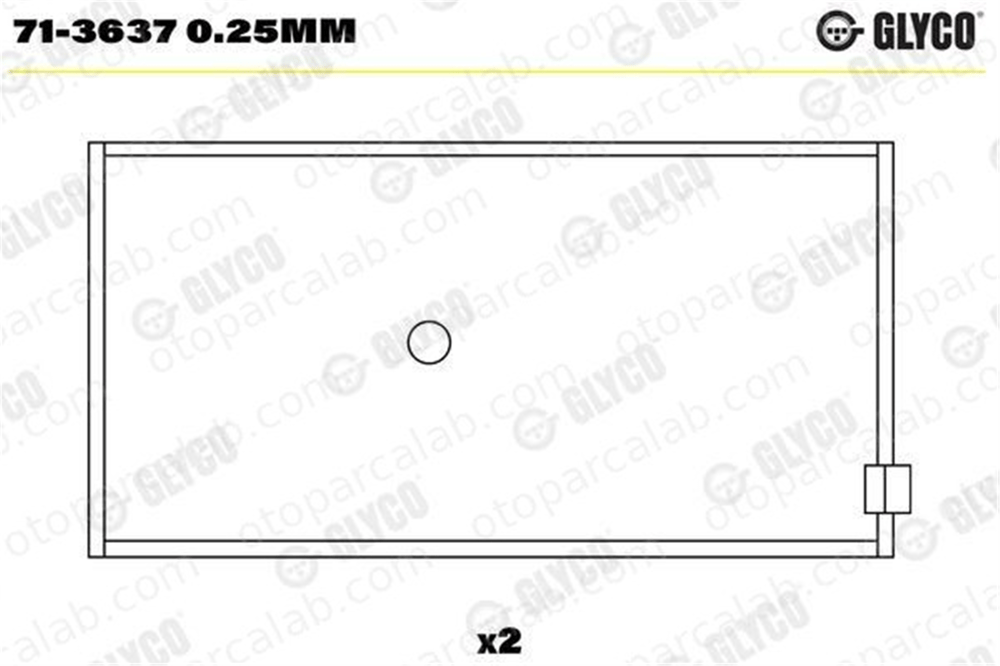KOLBENSCHMIDT 37005600 Kol Yatak (STD) FORD TRANSIT Panelvan/Van TRANSIT Platform şasi 78901610 1096238