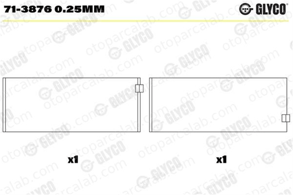 KOLBENSCHMIDT 37005620 Kol Yatak (0.50) FORD TRANSIT Panelvan/Van TRANSIT Platform şasi 79396610