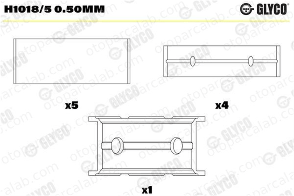 KOLBENSCHMIDT 37006620 Ana Yatak (0.50) FORD TRANSIT Panelvan/Van TRANSIT Platform şasi 37006620