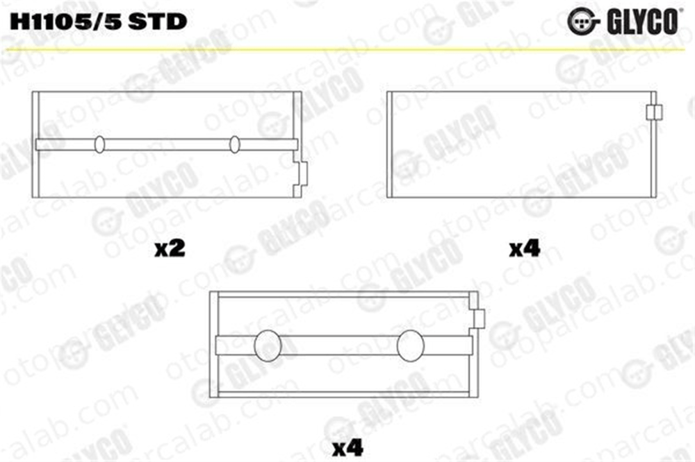 KOLBENSCHMIDT 37022600 Ana Yatak (STD) FORD FOCUS I FOCUS I Kombi van 37022600 1131846