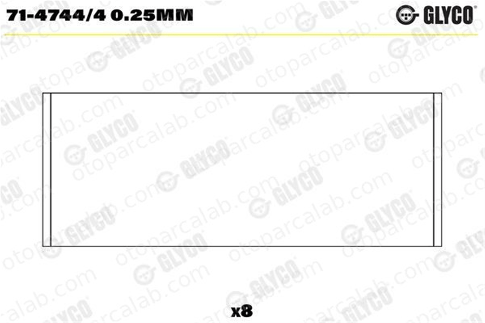 KOLBENSCHMIDT 37043600 Kol Yatak (STD) BMW 5 3 77980610