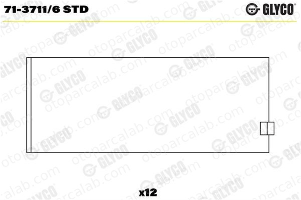 KOLBENSCHMIDT 37058600 Kol Yatak (STD) SEAT LEON AUDI A3 Sportback 77698600