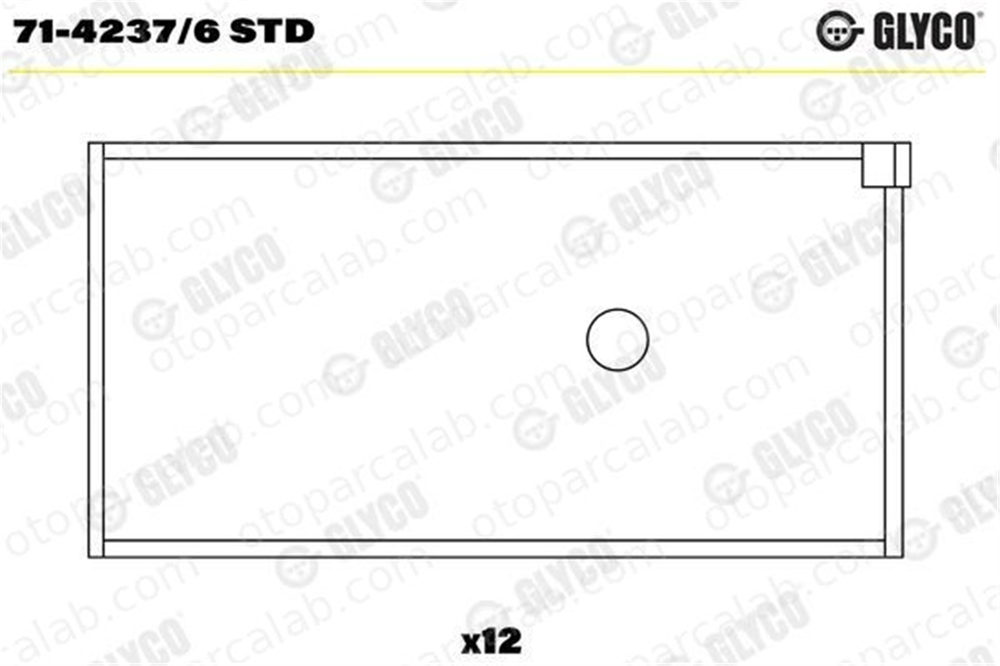 KOLBENSCHMIDT 37085620 Kol Yatak (0.50) SEAT LEON ST SKODA OCTAVIA III 87235600