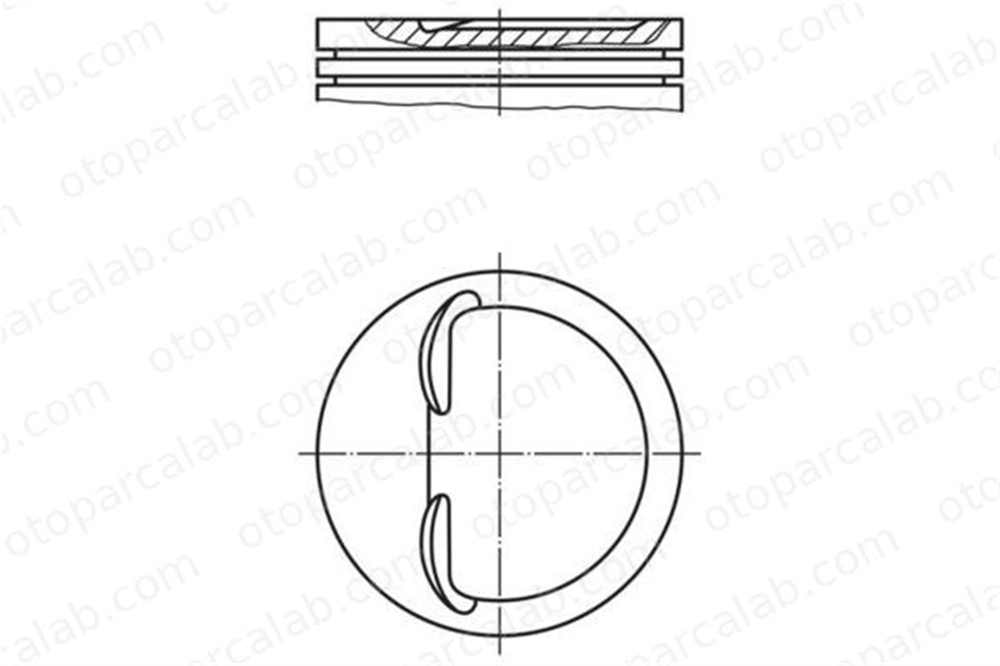 KONEKS 207702 Piston (86.40MM-0.60) FIAT TEMPRA S.W. TEMPRA 7719644 55170156