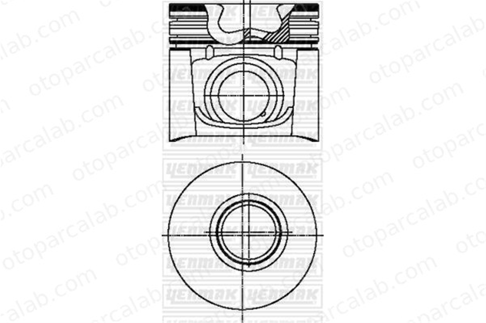 KONEKS 209974 Piston (94.40MM-0.60) IVECO DAILY II Panelvan/Van DAILY II Platform şasi 3691-060