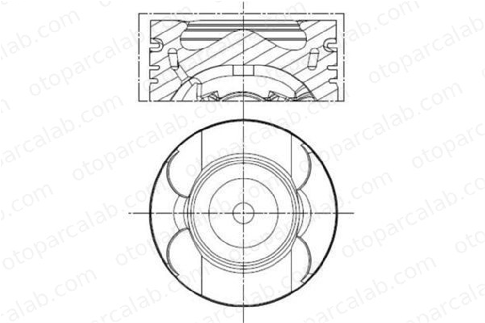 KONEKS 211480 Piston (84.00MM-STD) FORD TRANSIT V363 Panelvan/Van TRANSIT V363 Platform şasi 8772783 GK2Q6K100DA