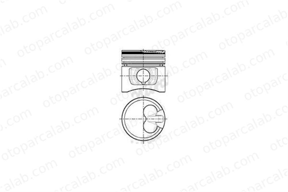 KONEKS 212051 Piston (82.50MM-0.50) FORD FIESTA Kasa/büyük limuzin FIESTA Kasa/eğik arka 87-783507-10