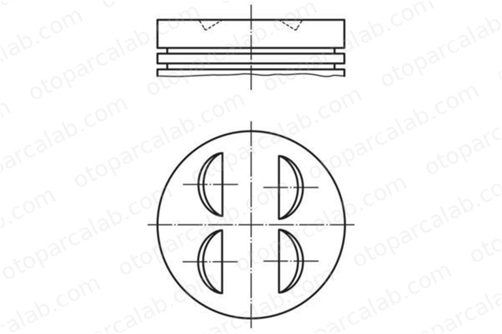 KONEKS 212122 Piston (86.00MM-0.50) FORD SIERRA II SIERRA II Turnier 8778420000 23996