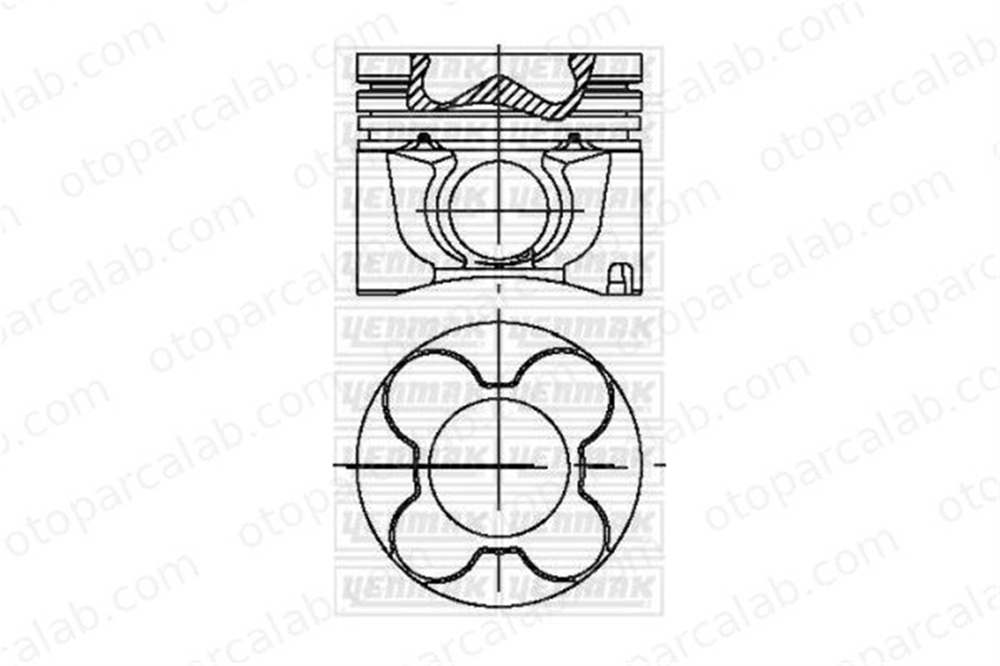 KONEKS 226480 Piston (84.00MM-STD) OPEL ASTRA G Hatchback ASTRA G Kombi van 8771687S 623130