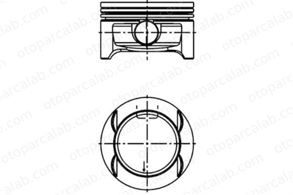 KONEKS 226662 Piston (73.40MM-0.50) OPEL ASTRA H ASTRA H Station wagon 87716670 55351108