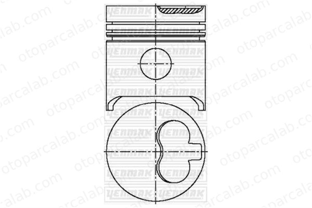 KONEKS 229600 Piston (80.00MM-STD) CITROËN BX BX Break 62866 62897