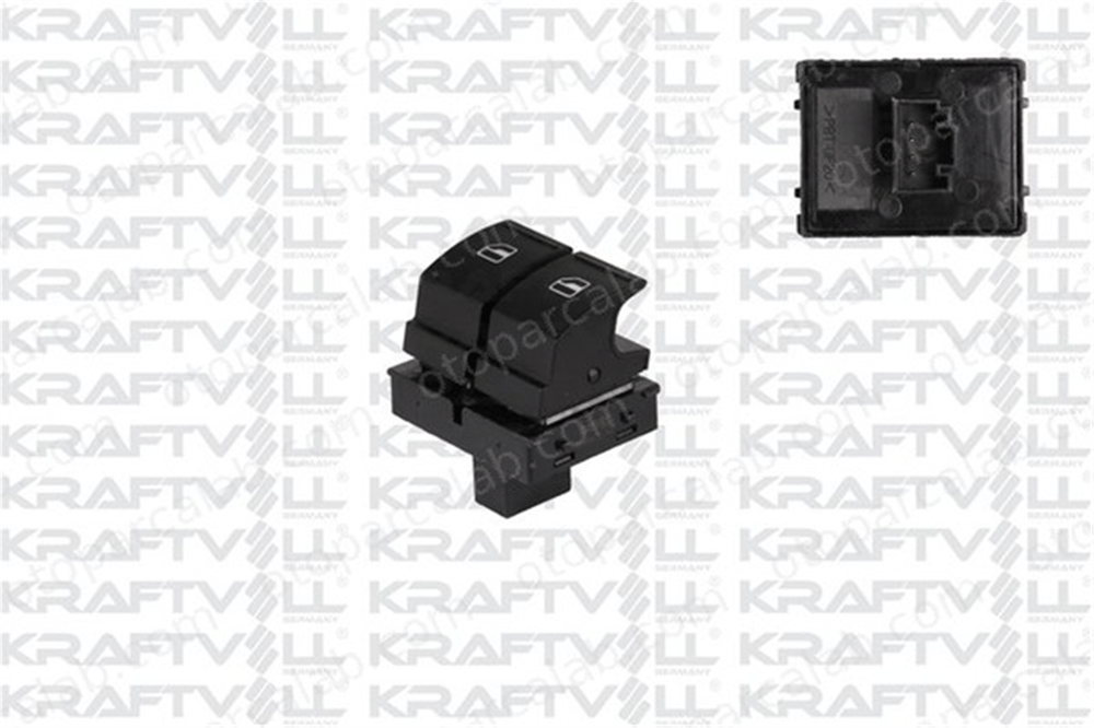 KRAFTVOLL 04050044 Cam Açma Düğmesi Ön Sol VW GOLF V TOURAN 4050044 04050044