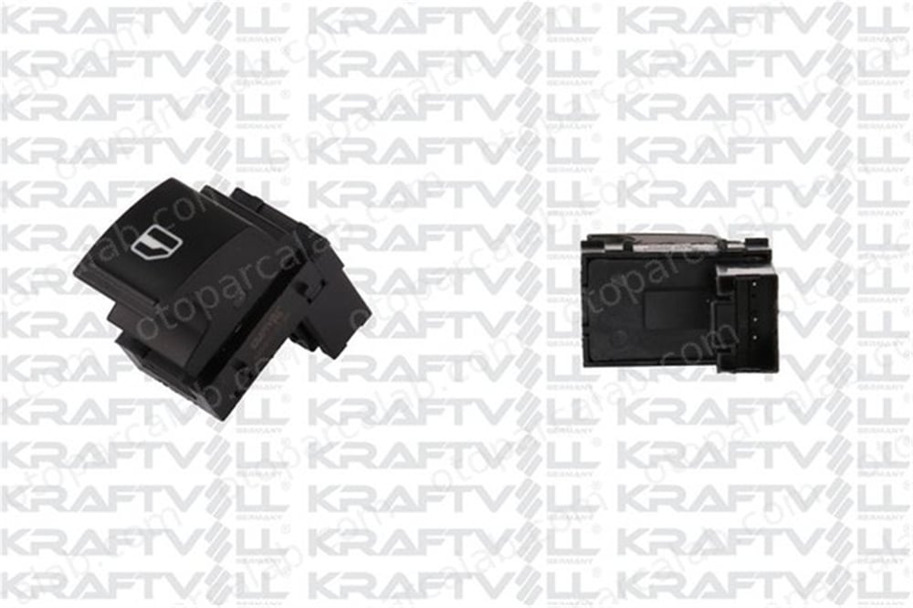 KRAFTVOLL 04050046 Cam Açma Düğmesi Arka Sağ ve Sol SEAT IBIZA IV SC IBIZA IV 7L6959855B 1K0959855