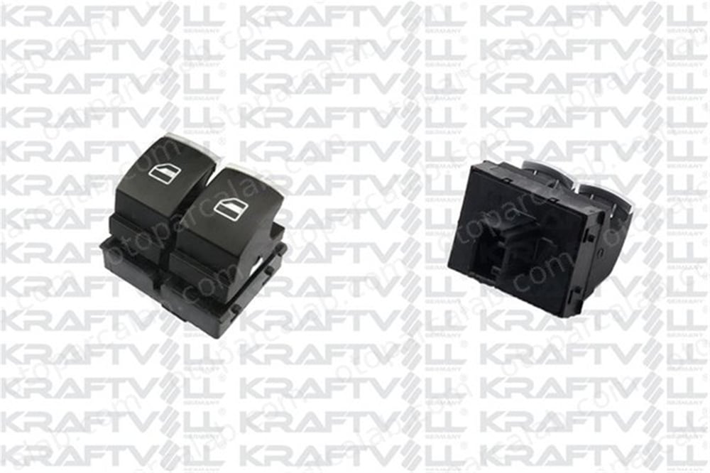 KRAFTVOLL 04050058 Cam Açma Düğmesi Ön Sol VW CADDY IV Kasa/büyük limuzin CADDY IV MPV 5K3959857 5K0959857