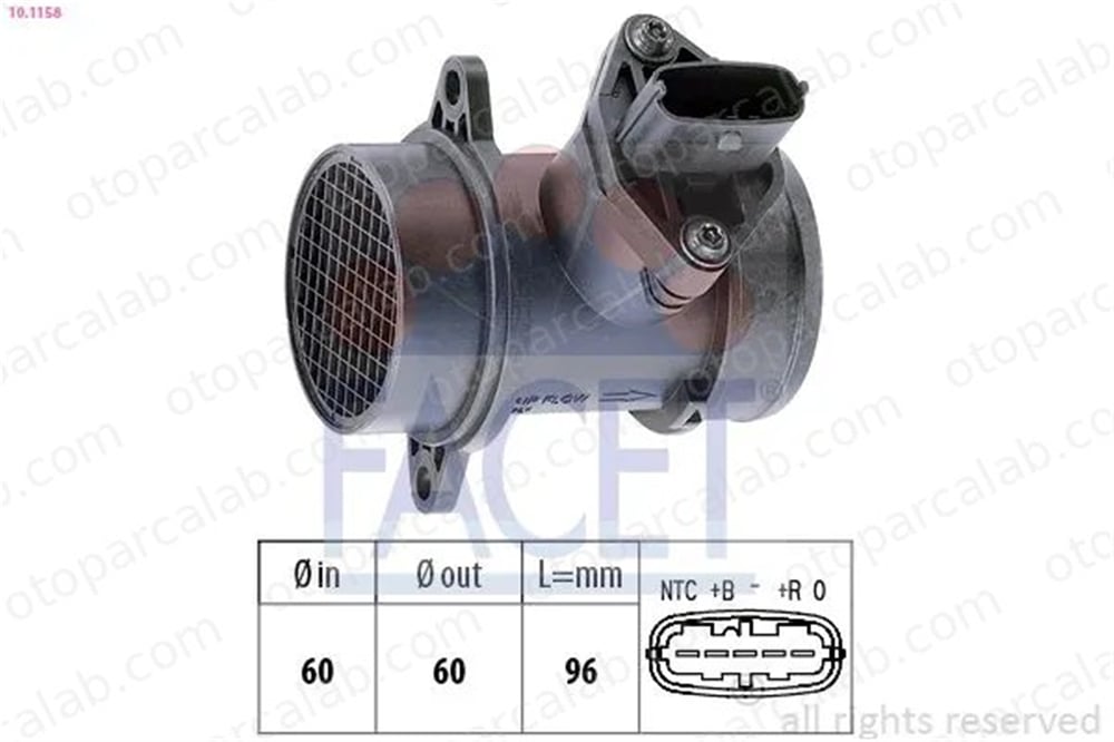 KRAFTVOLL 05060009 Hava Debimetresi LANCIA MUSA FIAT PANDA 51774531 46784582