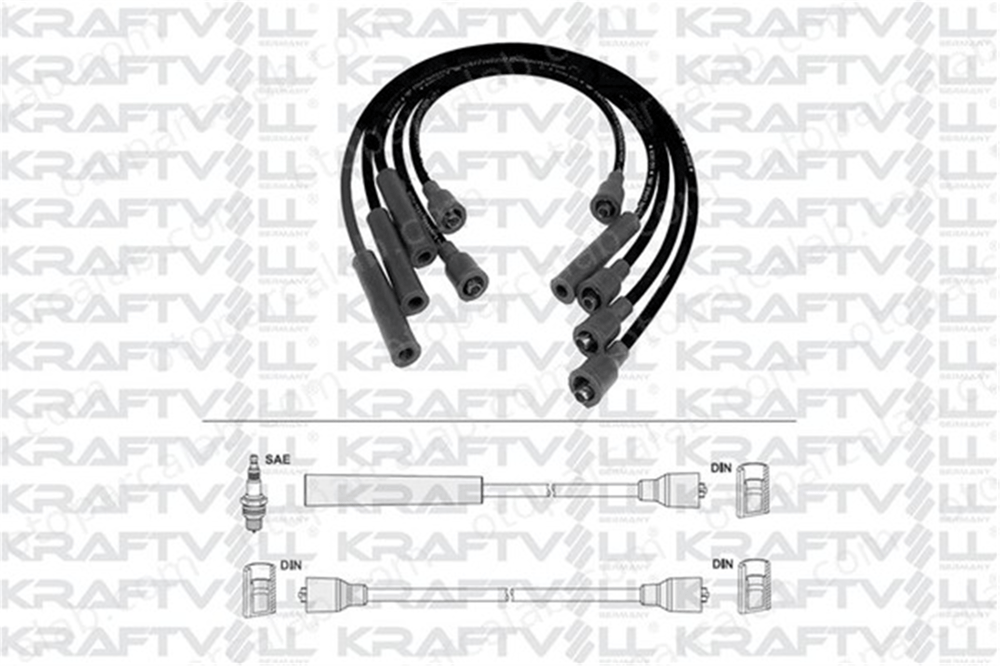 KRAFTVOLL 05070200 Buji Kablosu FORD SIERRA II SIERRA II Hatchback 80B612280AA