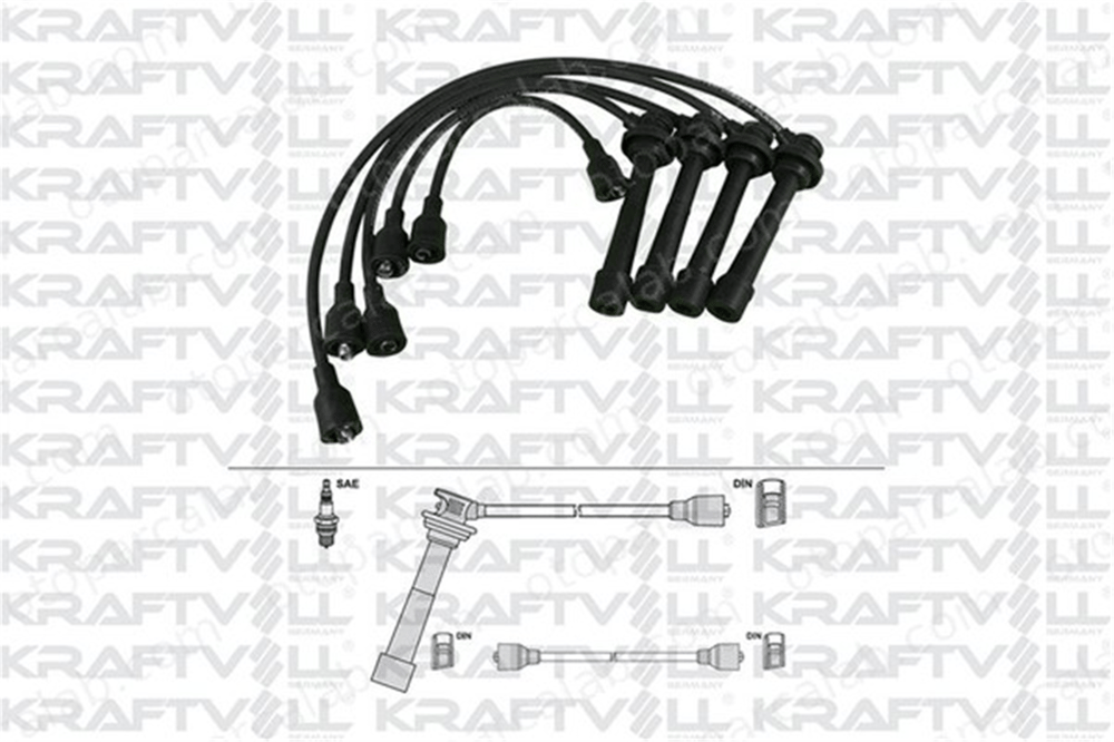 KRAFTVOLL 05070295 Buji Kablosu SUZUKI BALENO Station wagon TOYOTA CELICA Coupe 3370057B10 3370071C10