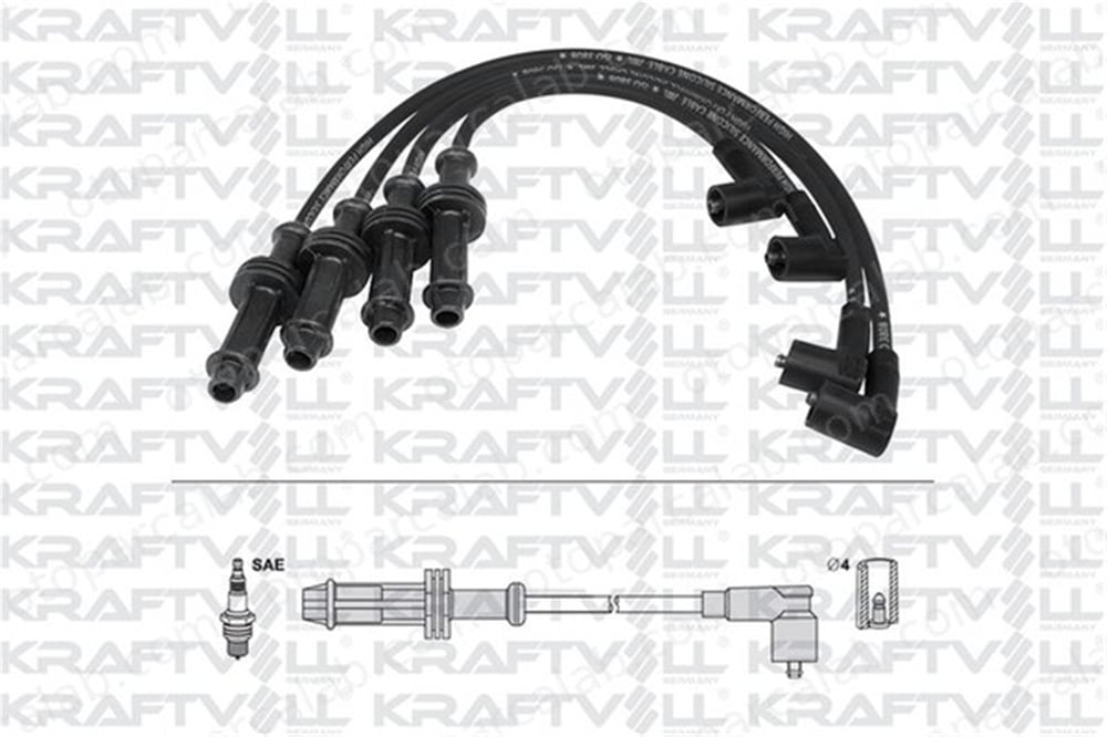 KRAFTVOLL 05070299 Buji Kablosu CITROËN AX SAXO 5967L5 00005967L5