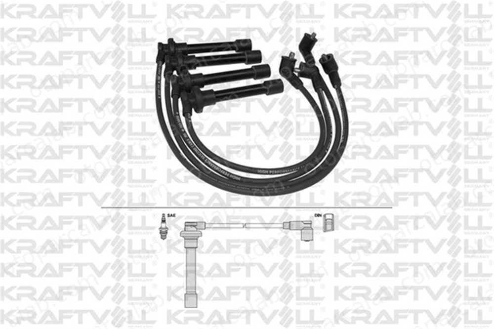 KRAFTVOLL 05070301 Buji Kablosu HONDA CIVIC VI Fastback CIVIC IV Hatchback 32722P2A003 32700P0AA00
