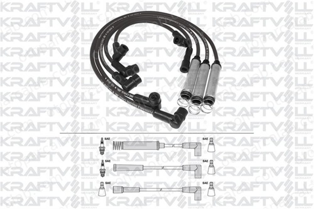 KRAFTVOLL 05070302 Buji Kablosu OPEL ASTRA F ASTRA F Hatchback 1612523 1612527
