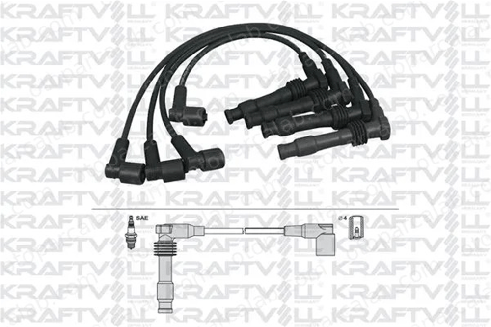 KRAFTVOLL 05070305 Buji Kablosu OPEL ANTARA A CHEVROLET CAPTIVA 96190263 33700A78B03