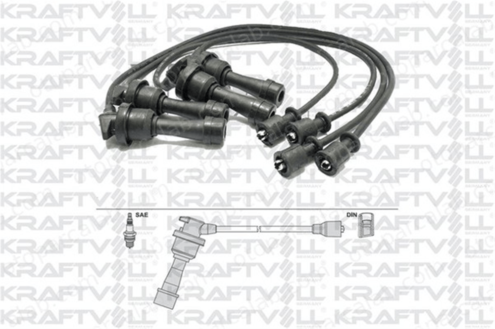 KRAFTVOLL 05070306 Buji Kablosu HYUNDAI SONATA III MITSUBISHI GALANT VI 2750133A00 2740133110