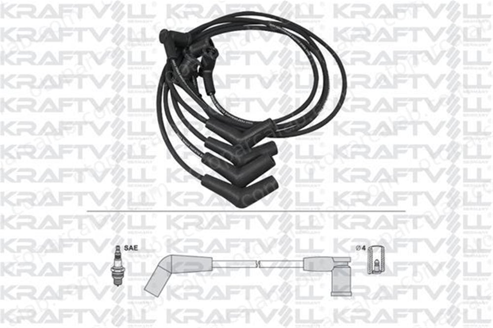 KRAFTVOLL 05070326 Buji Kablosu FORD KA 1018119 1018131