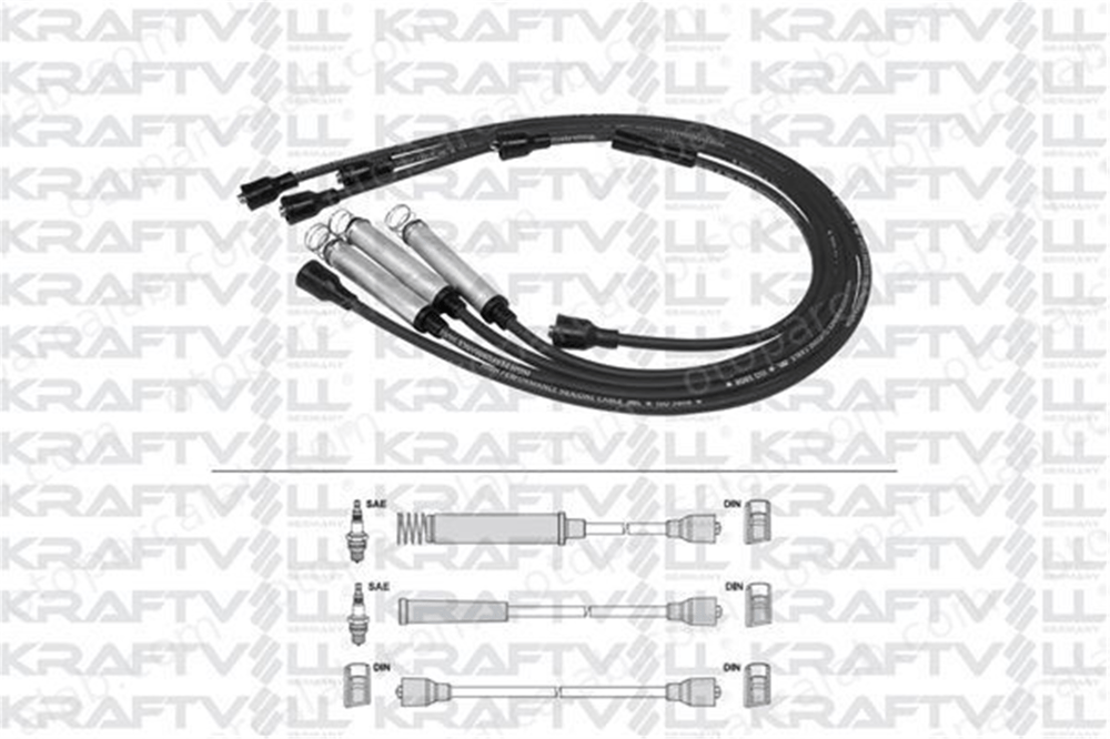 KRAFTVOLL 05070332 Buji Kablosu OPEL KADETT E KADETT E Hatchback 1612501 90350551